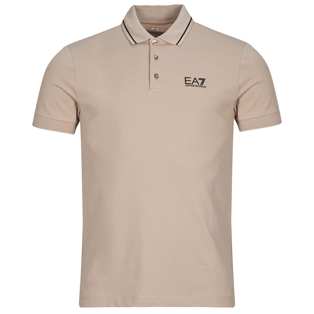 Men's Polo Shirts EA7 Beige