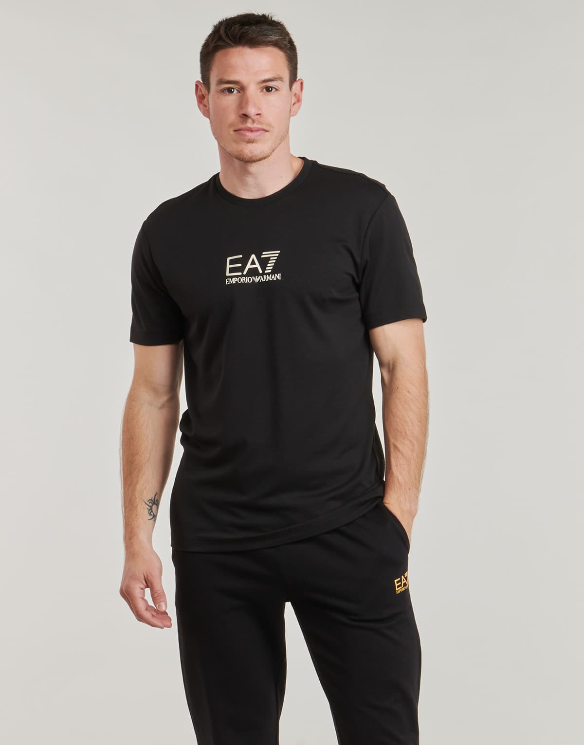 Men's T-Shirts EA7 Black