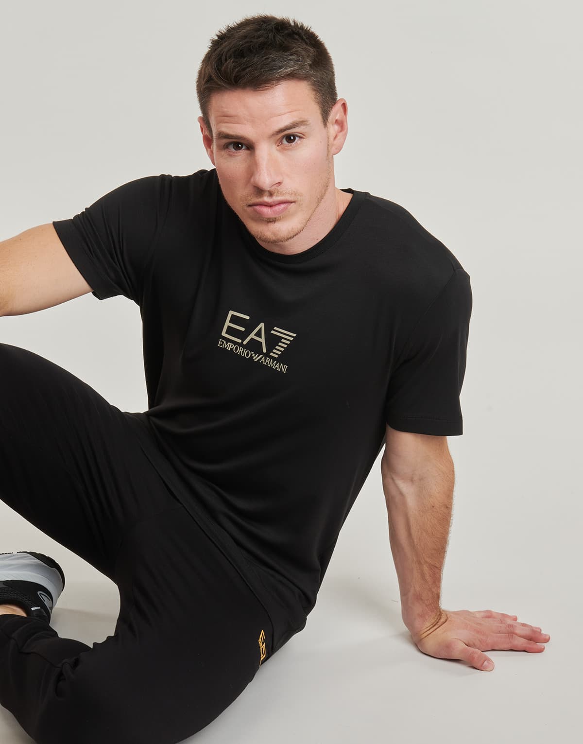 Men's T-Shirts EA7 Black