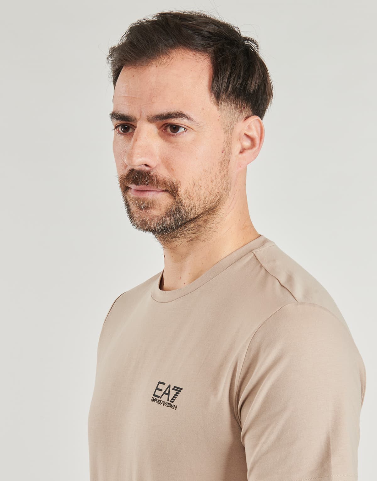 Men's T-Shirts EA7 Beige