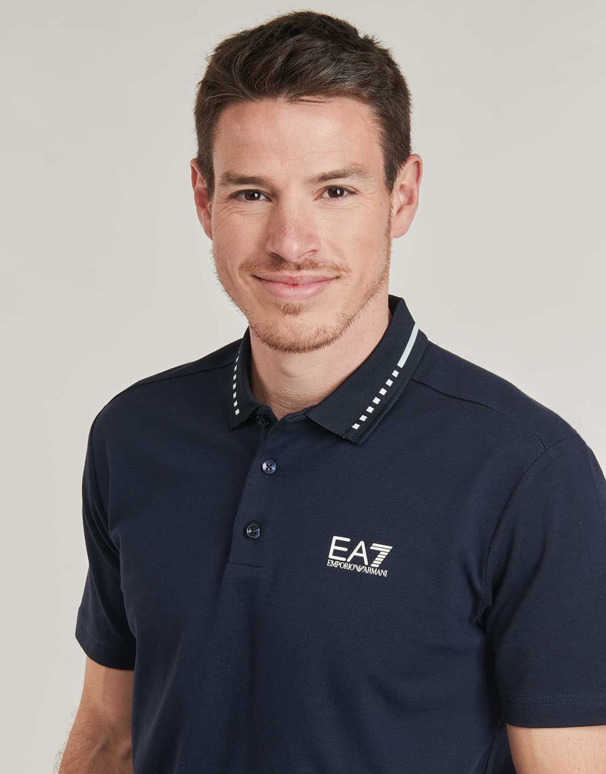 Men's Polo Shirts EA7 Blue