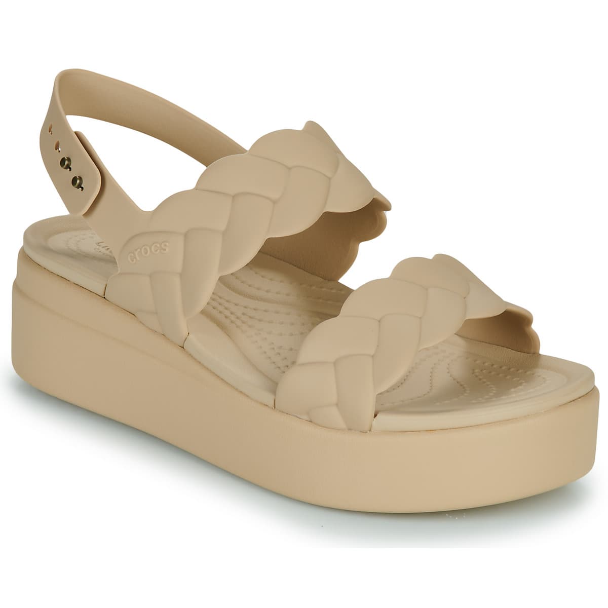 Women's Platforms Crocs Beige
