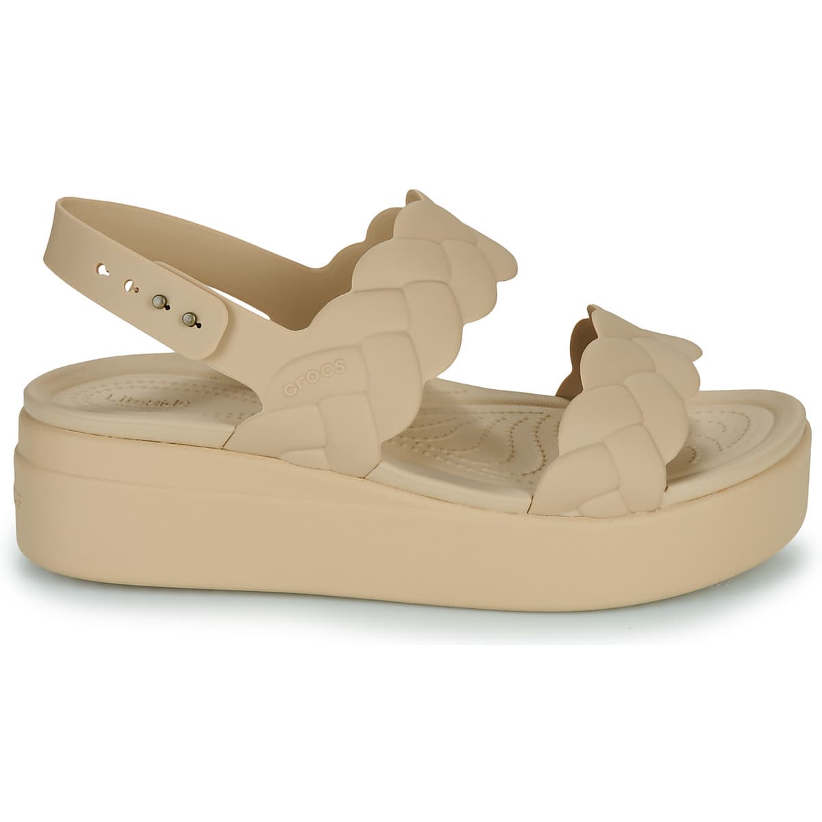 Women's Platforms Crocs Beige