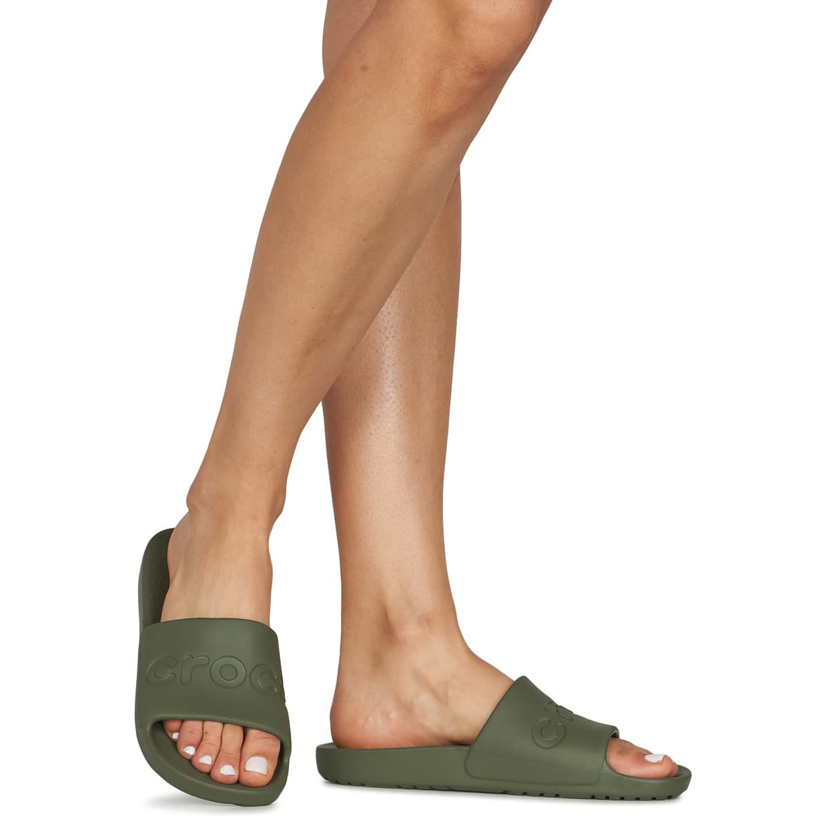 Men's Flip Flops Crocs Khaki