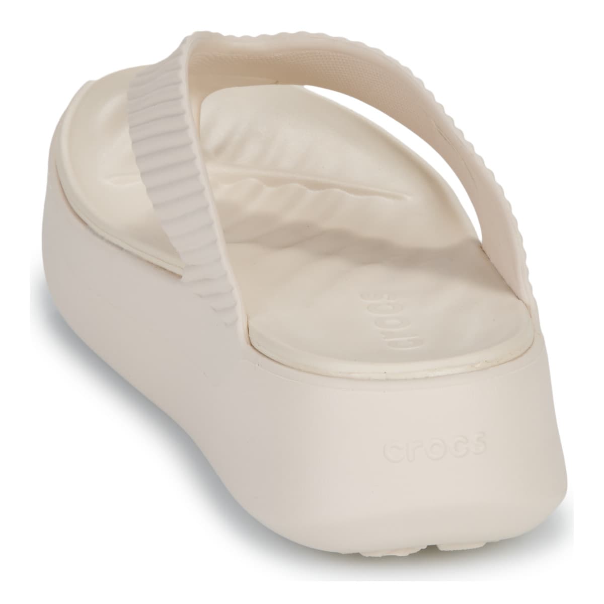 Women's Flip Flops Crocs Beige