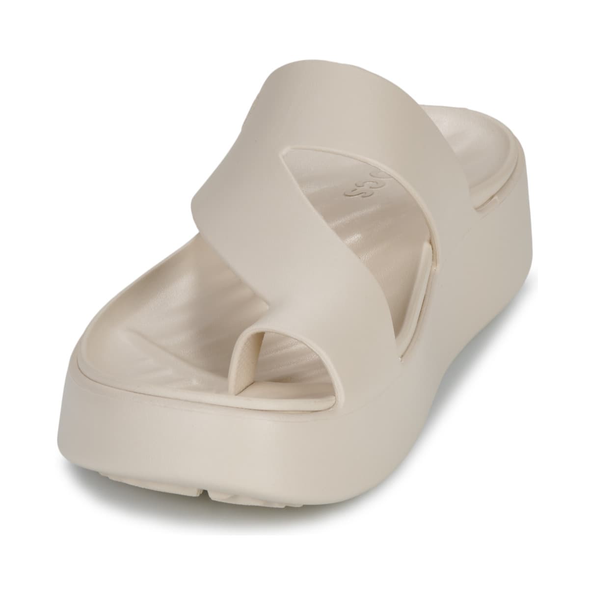 Women's Flip Flops Crocs Beige