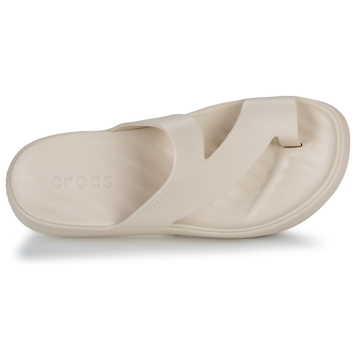 Women's Flip Flops Crocs Beige