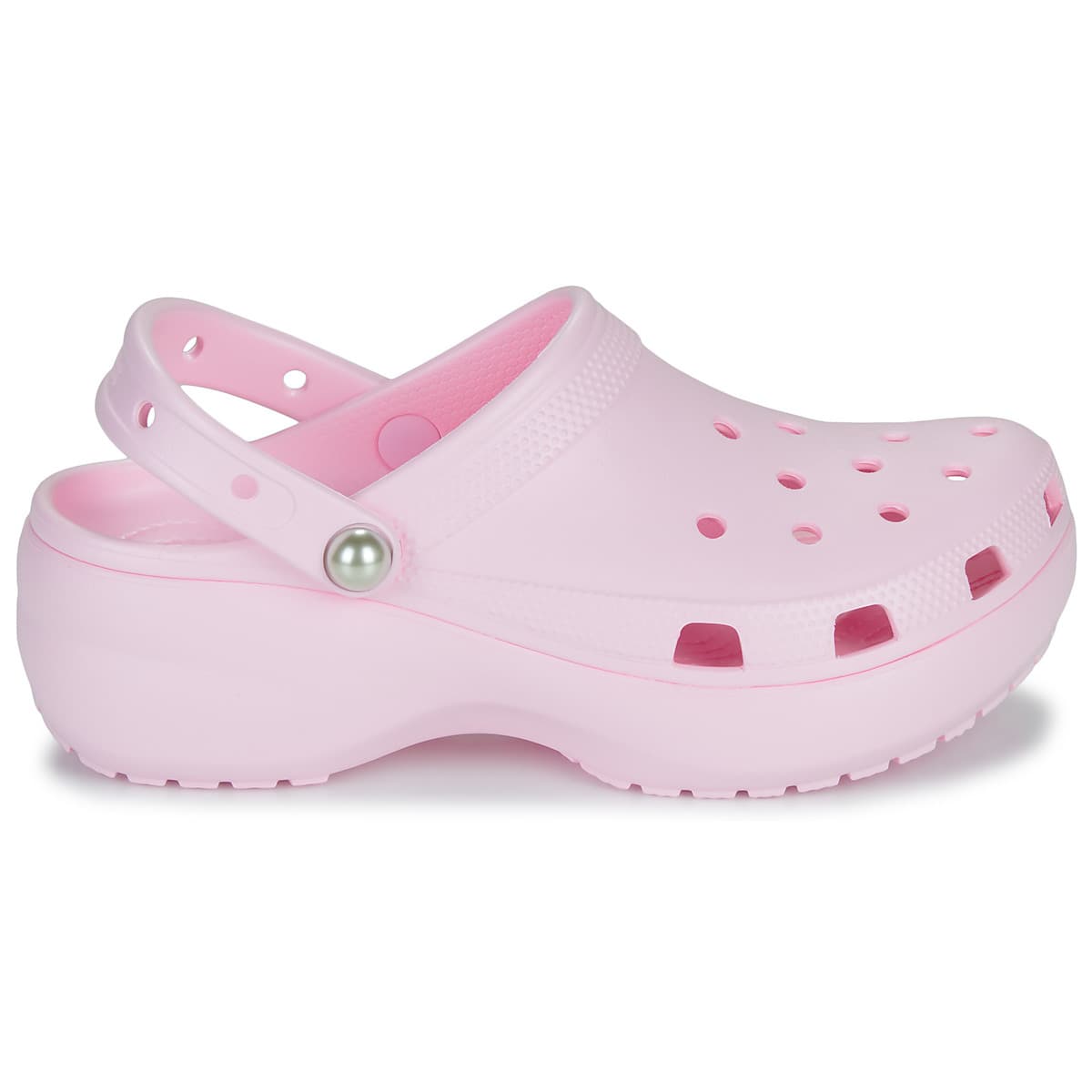 Γυναικείο Σαμπό Crocs Classic Platform Pearl Clog Ανατομικό Χρώματος Ροζ 211231-6ZW