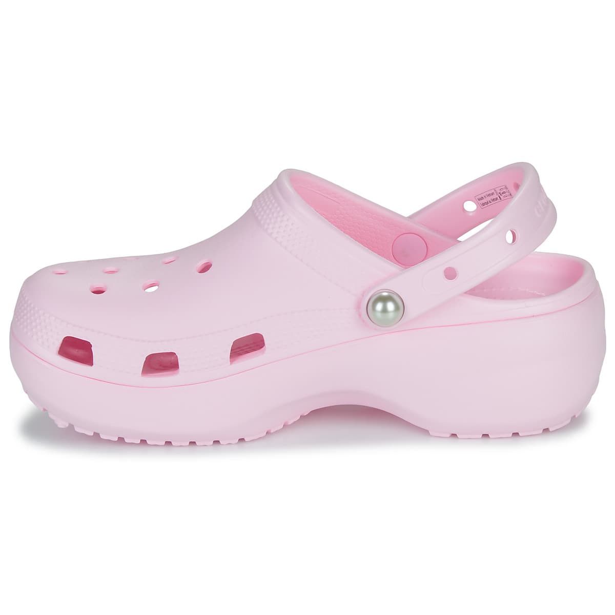 Γυναικείο Σαμπό Crocs Classic Platform Pearl Clog Ανατομικό Χρώματος Ροζ 211231-6ZW