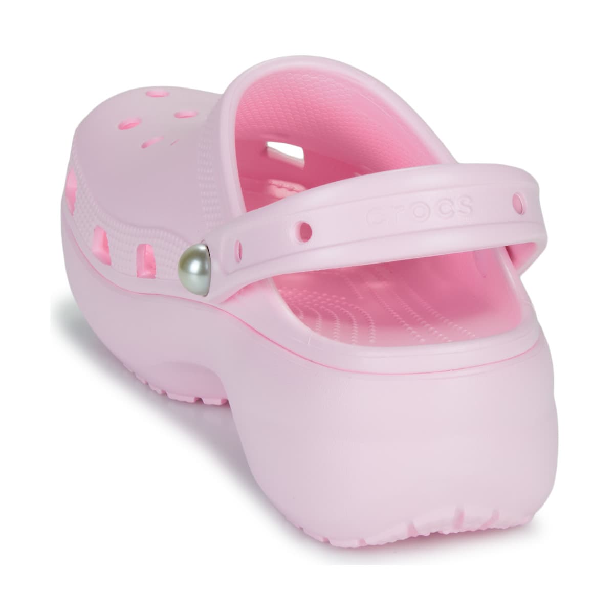 Γυναικείο Σαμπό Crocs Classic Platform Pearl Clog Ανατομικό Χρώματος Ροζ 211231-6ZW