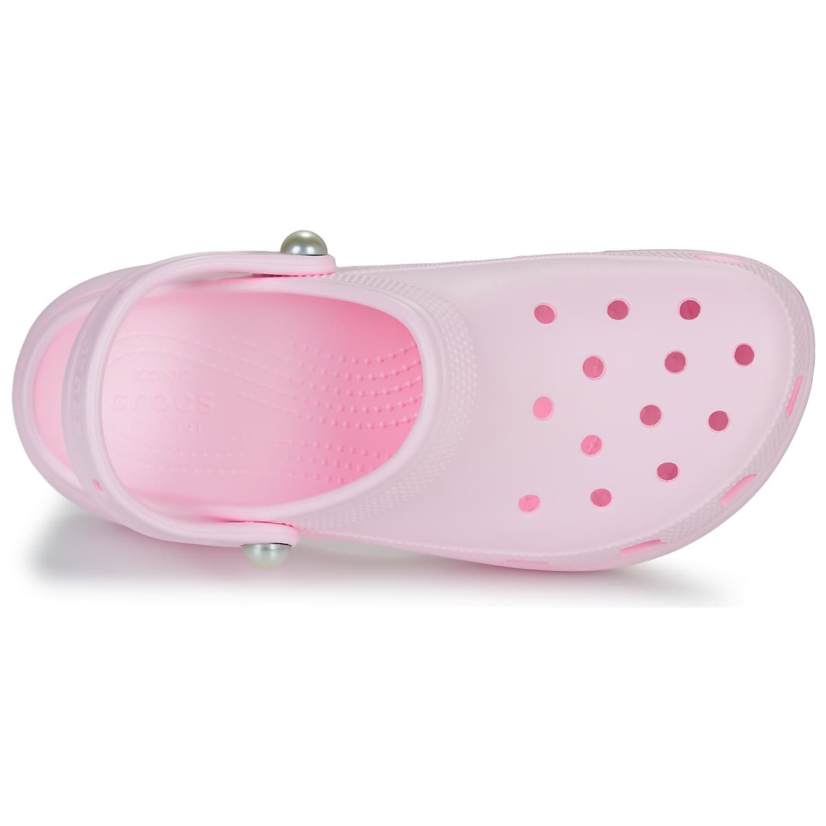 Γυναικείο Σαμπό Crocs Classic Platform Pearl Clog Ανατομικό Χρώματος Ροζ 211231-6ZW