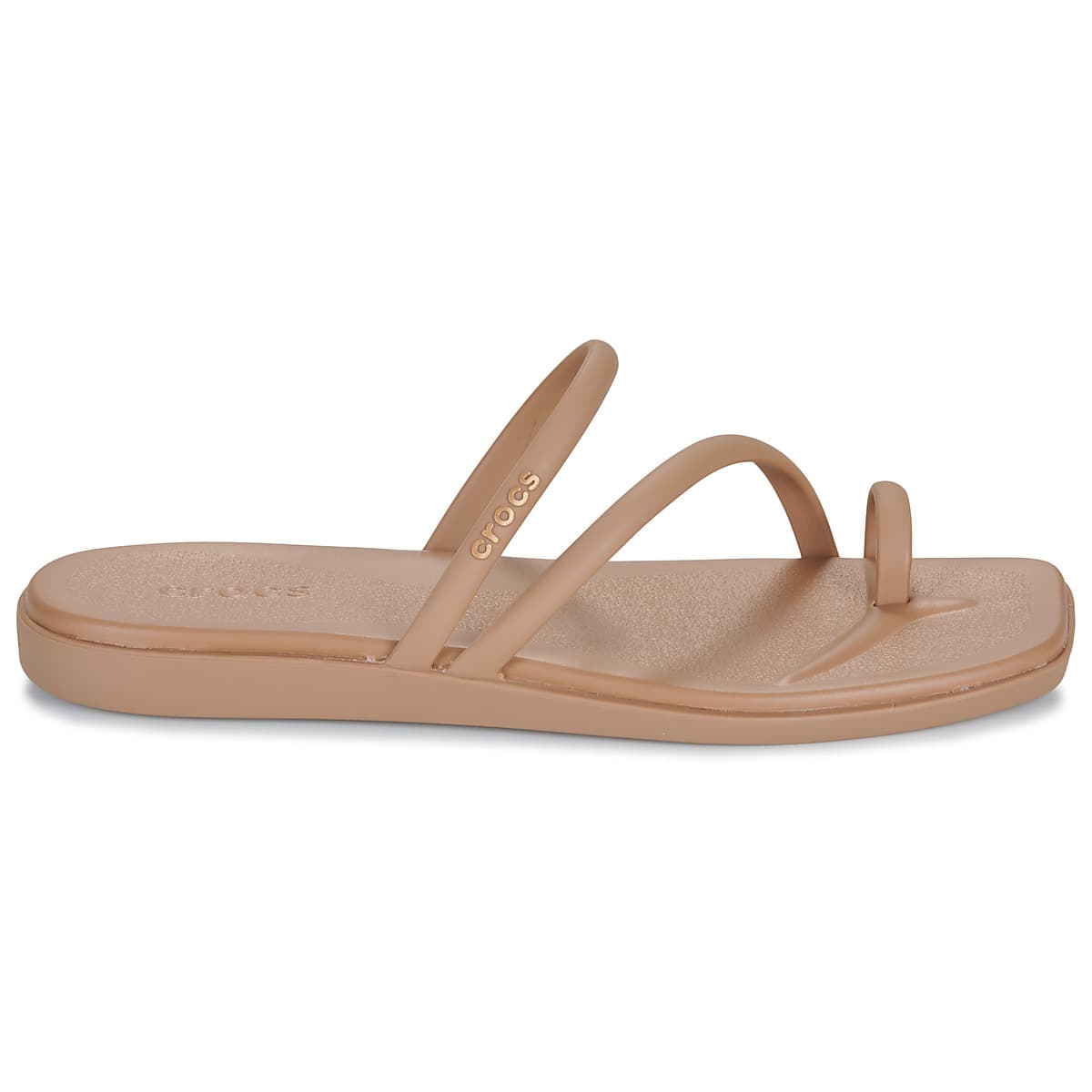 Women's Flip Flops Crocs Beige