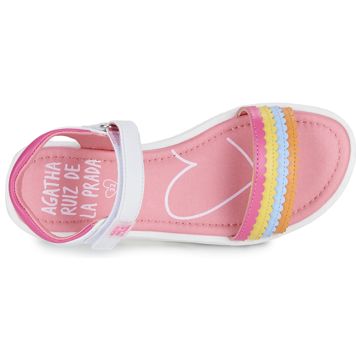 Girls' Sandals Agatha Ruiz de la Prada White