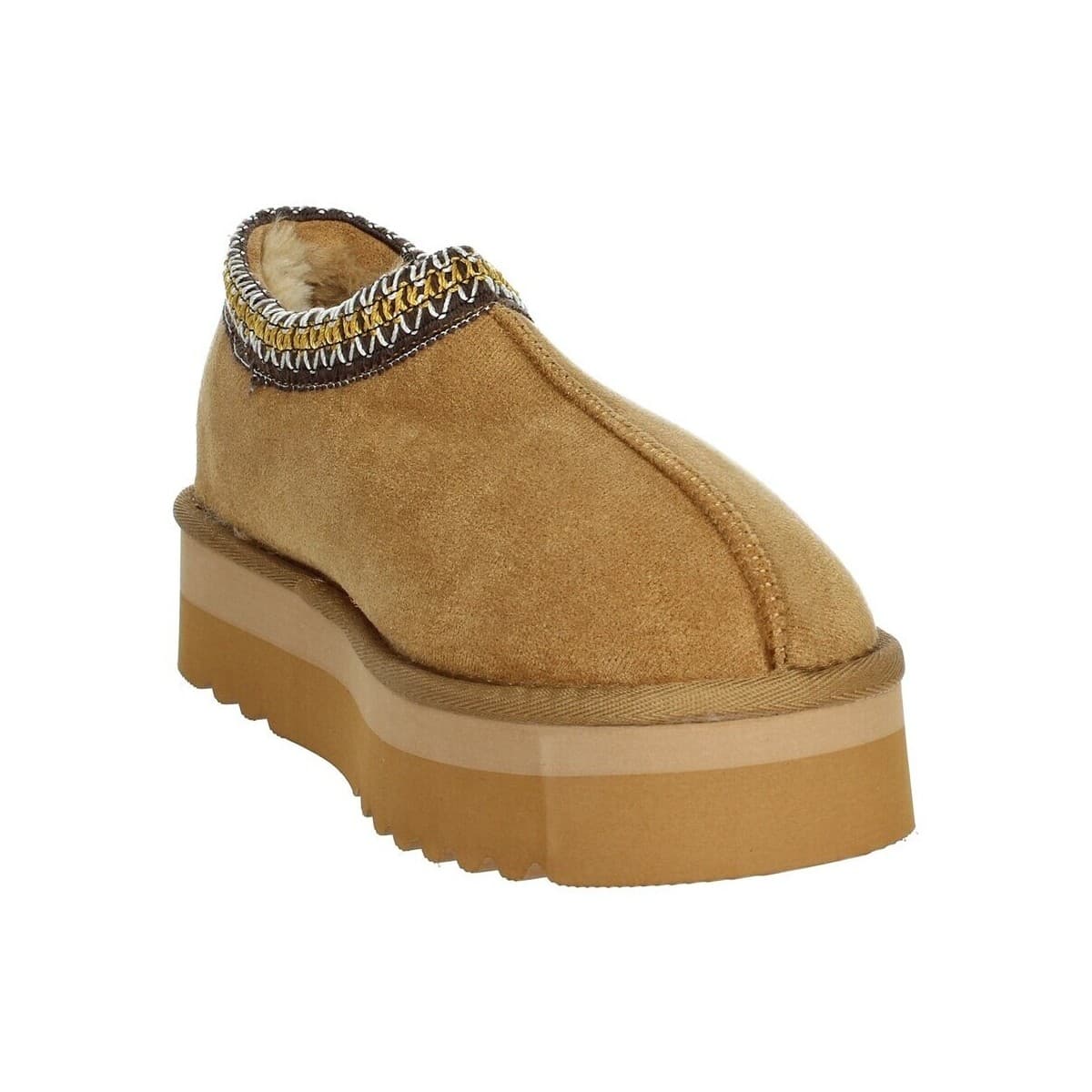 Women's Loafers Gold&gold Brown