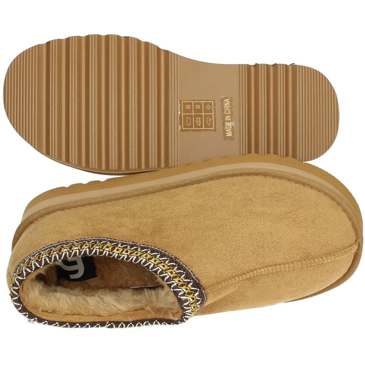 Women's Loafers Gold&gold Brown