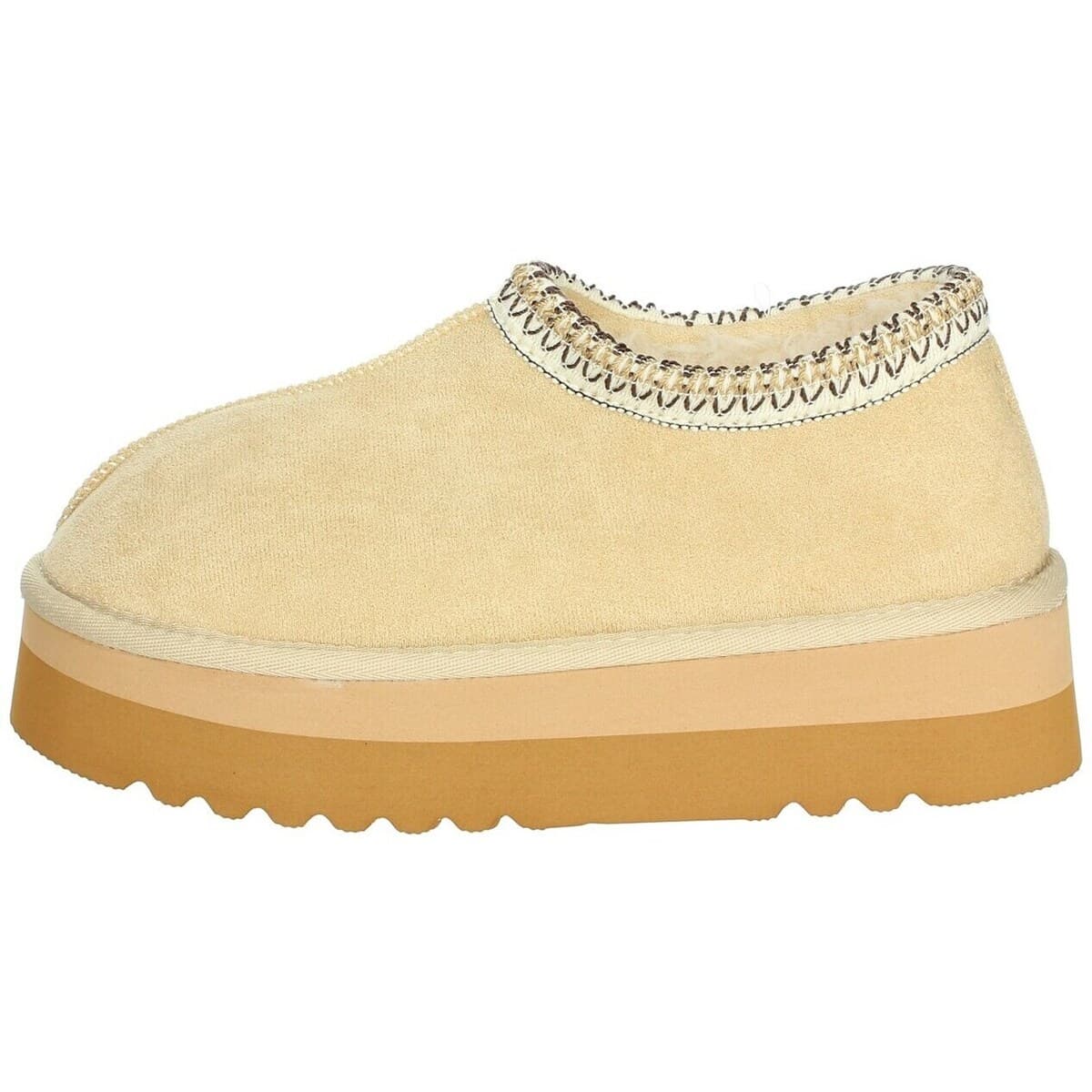 Women's Loafers Gold&gold Beige