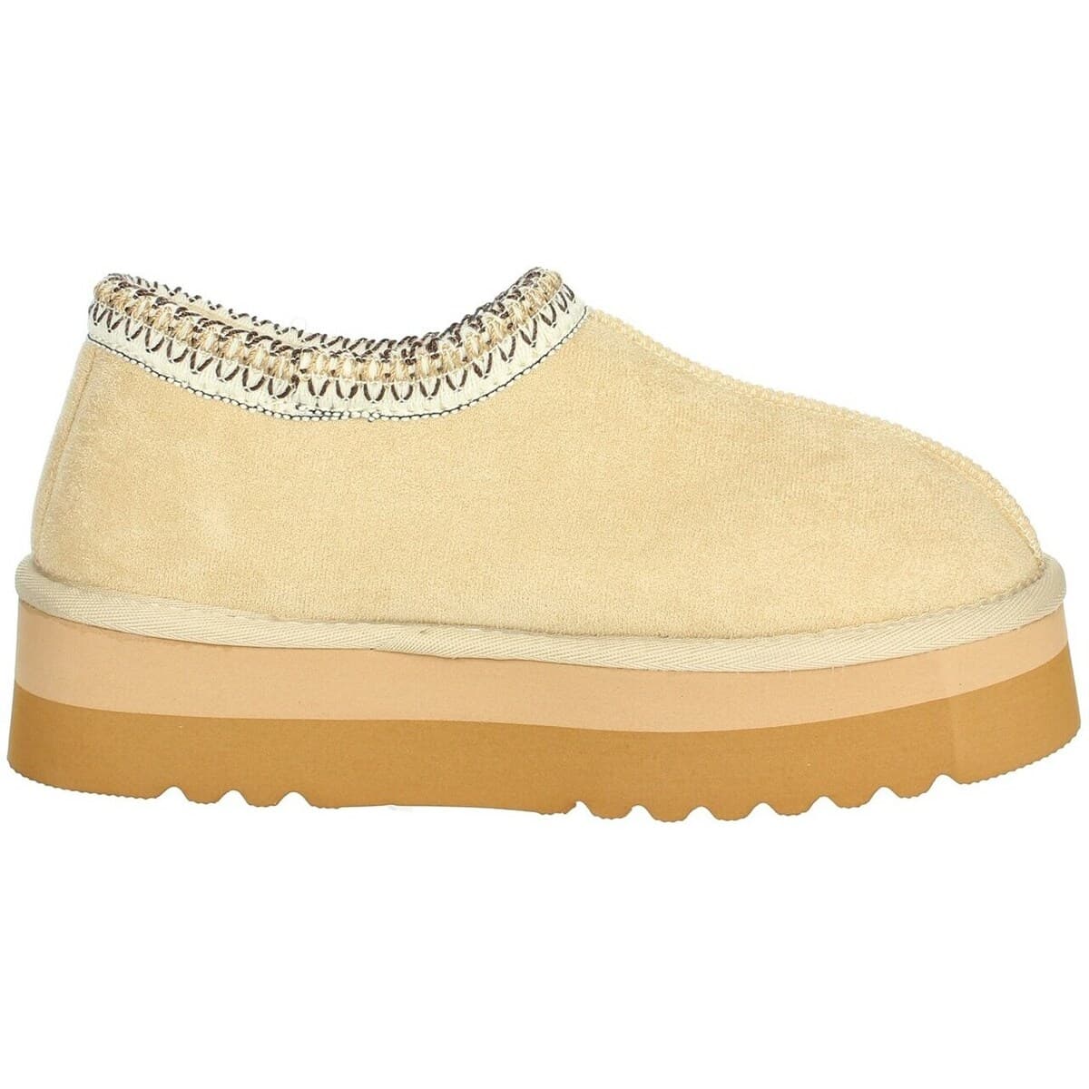 Women's Loafers Gold&gold Beige