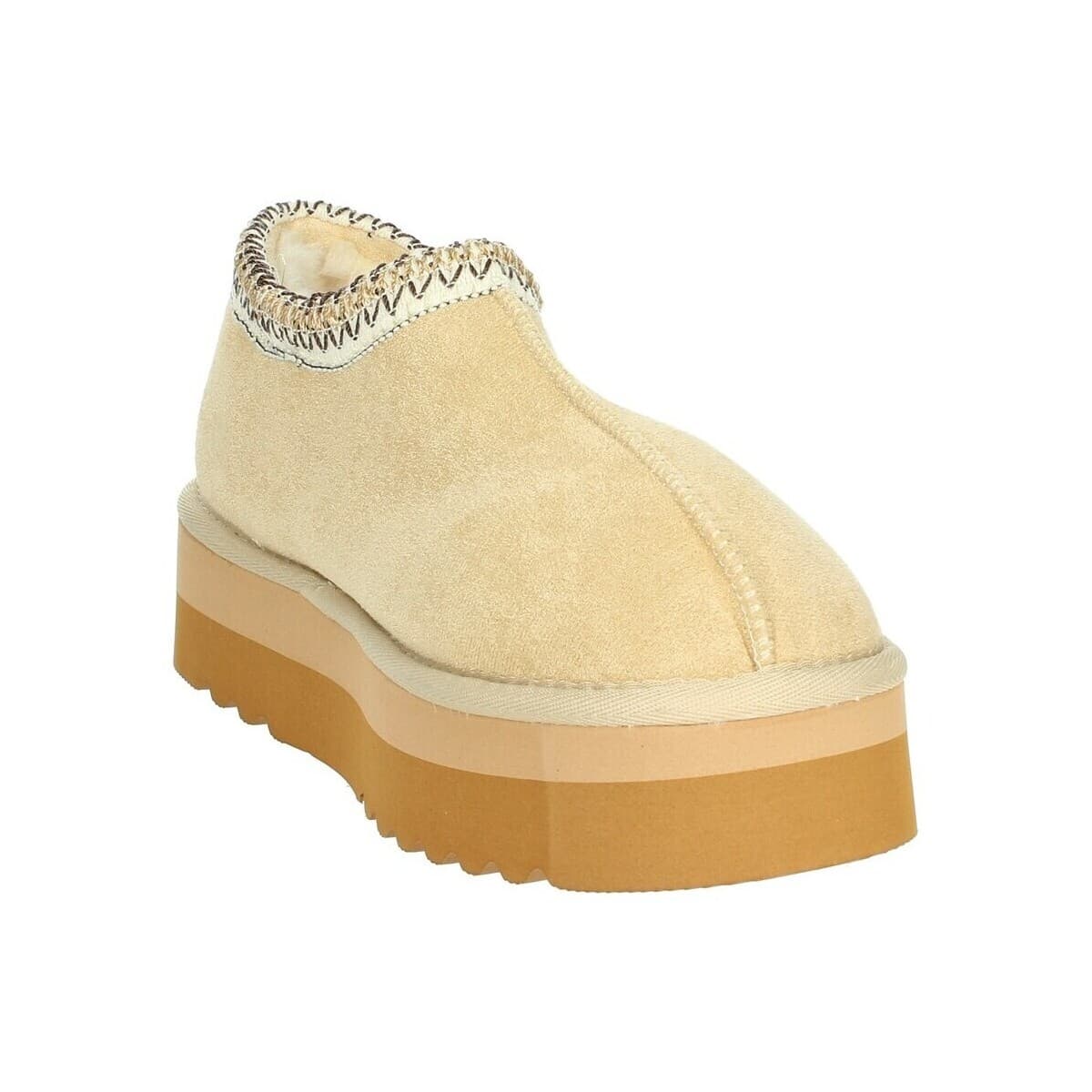 Women's Loafers Gold&gold Beige