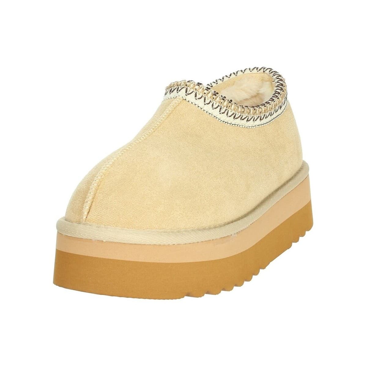 Women's Loafers Gold&gold Beige