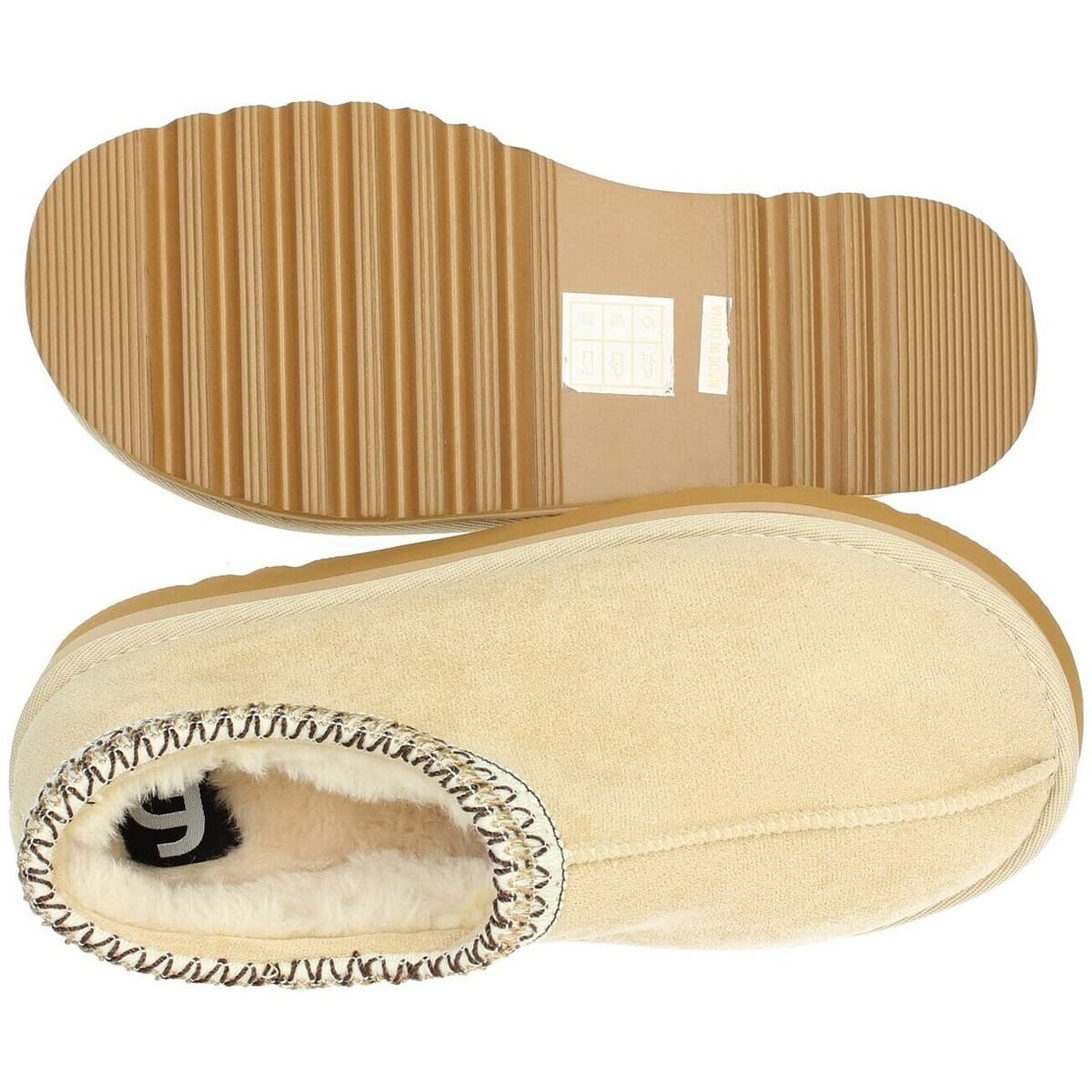 Women's Loafers Gold&gold Beige