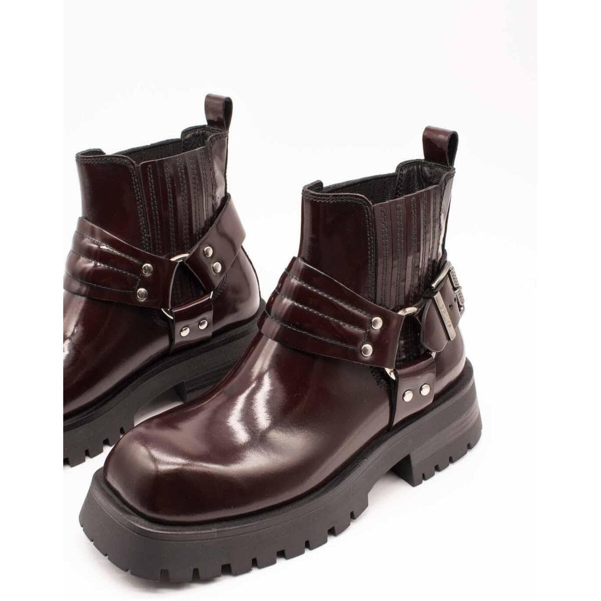 Women's Ankle Boots Bronx Red