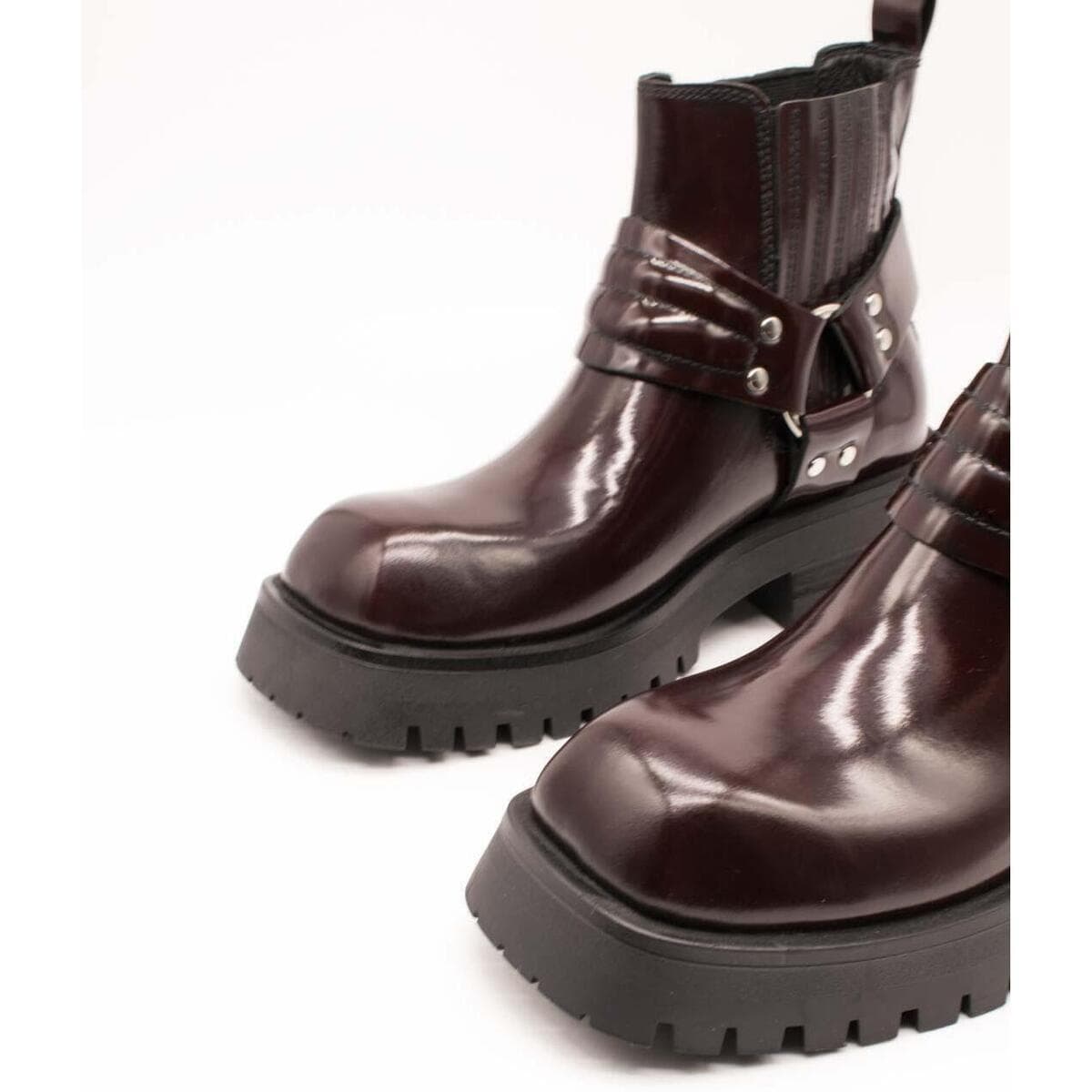 Women's Ankle Boots Bronx Red