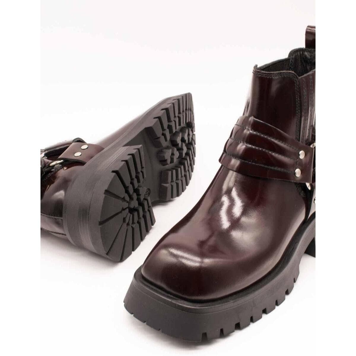 Women's Ankle Boots Bronx Red