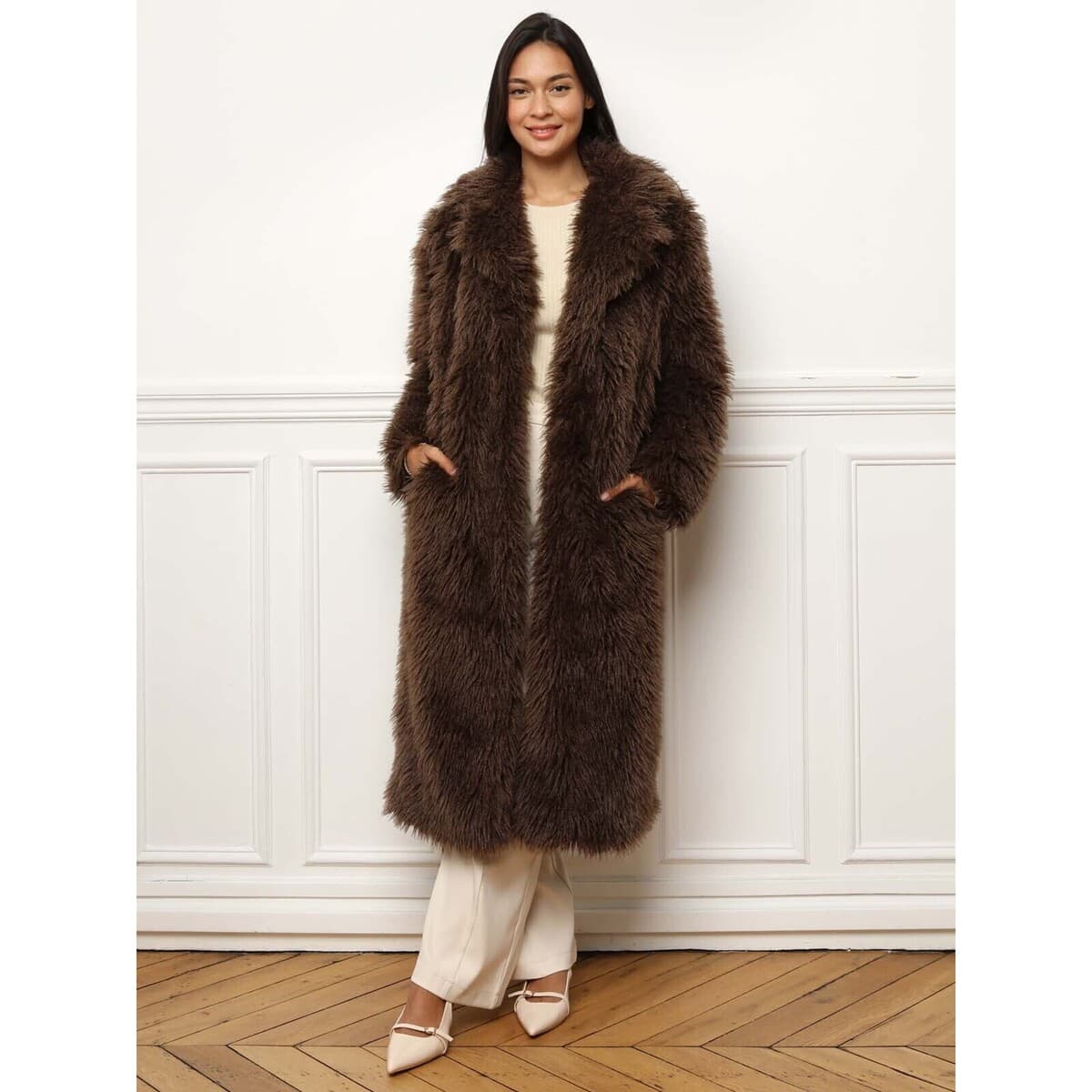 Women's Coats La Modeuse Beige