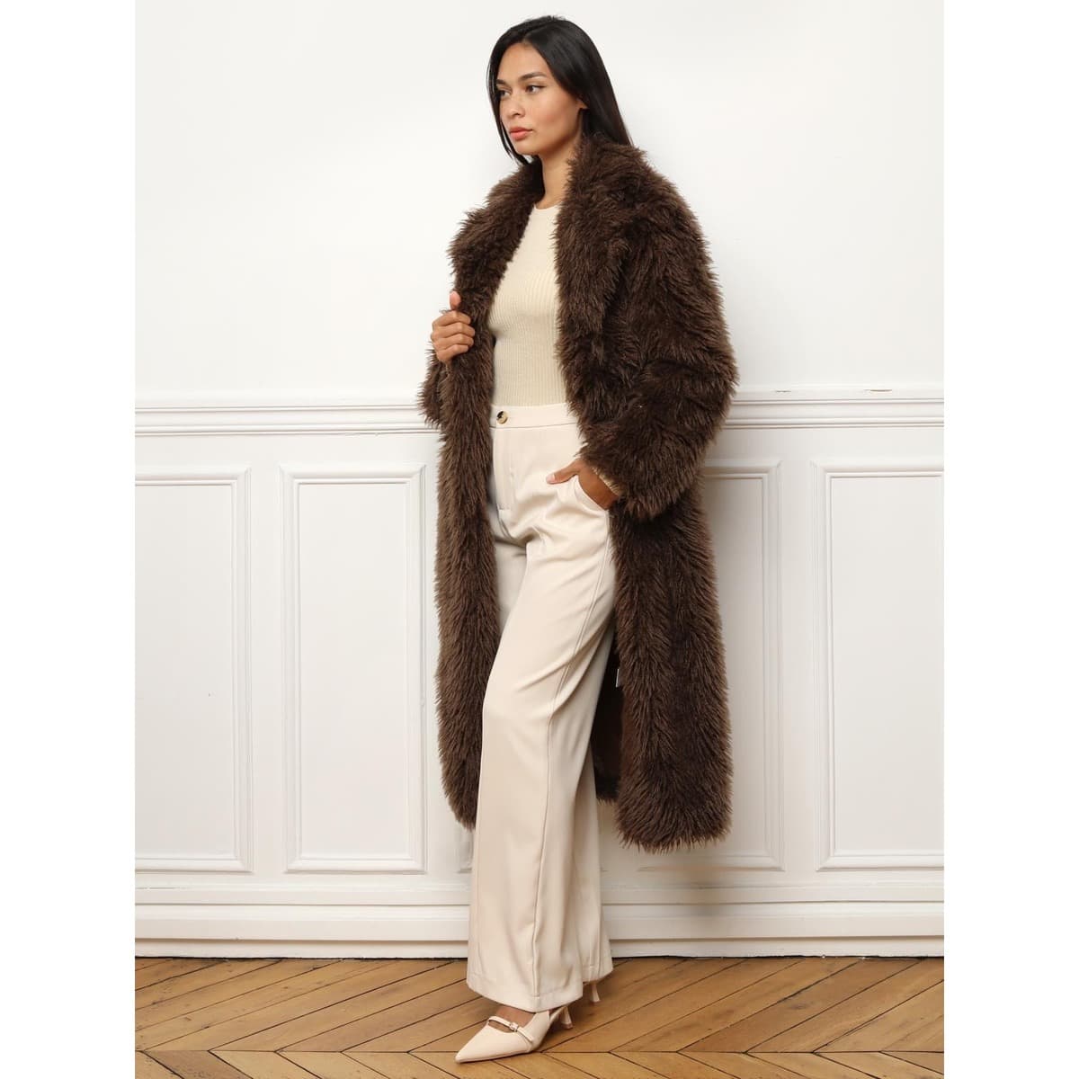 Women's Coats La Modeuse Beige