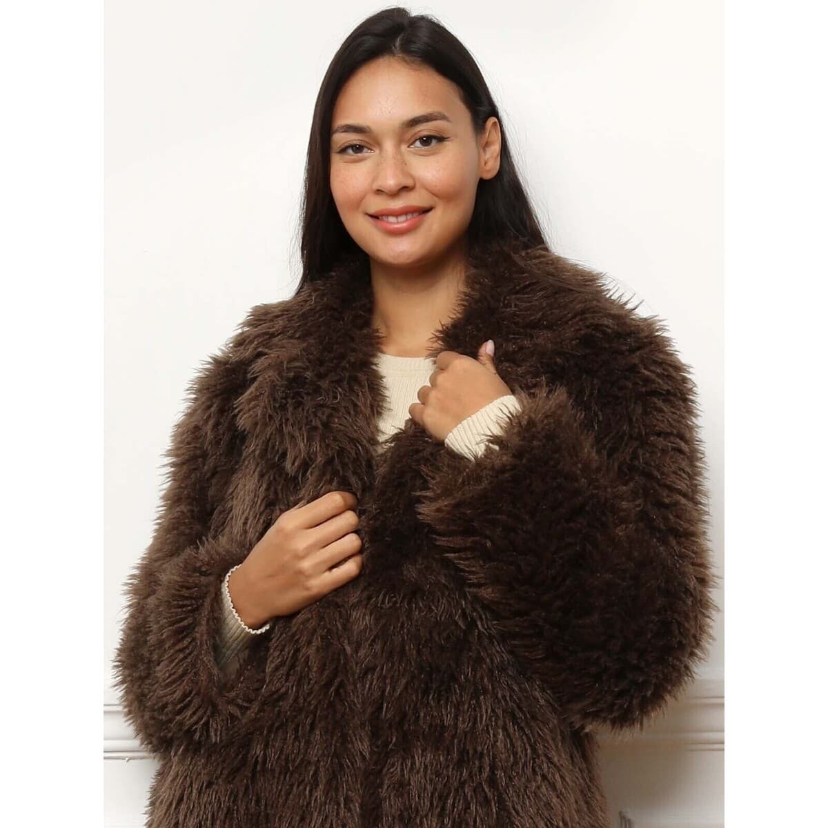 Women's Coats La Modeuse Beige