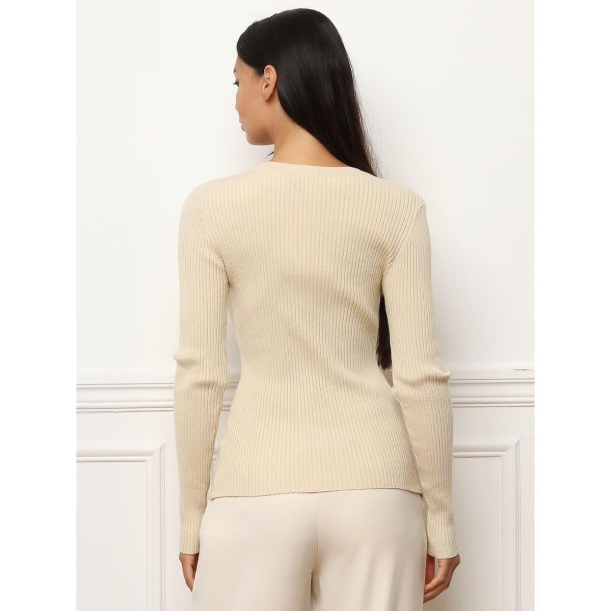 Women's Sweaters La Modeuse Beige