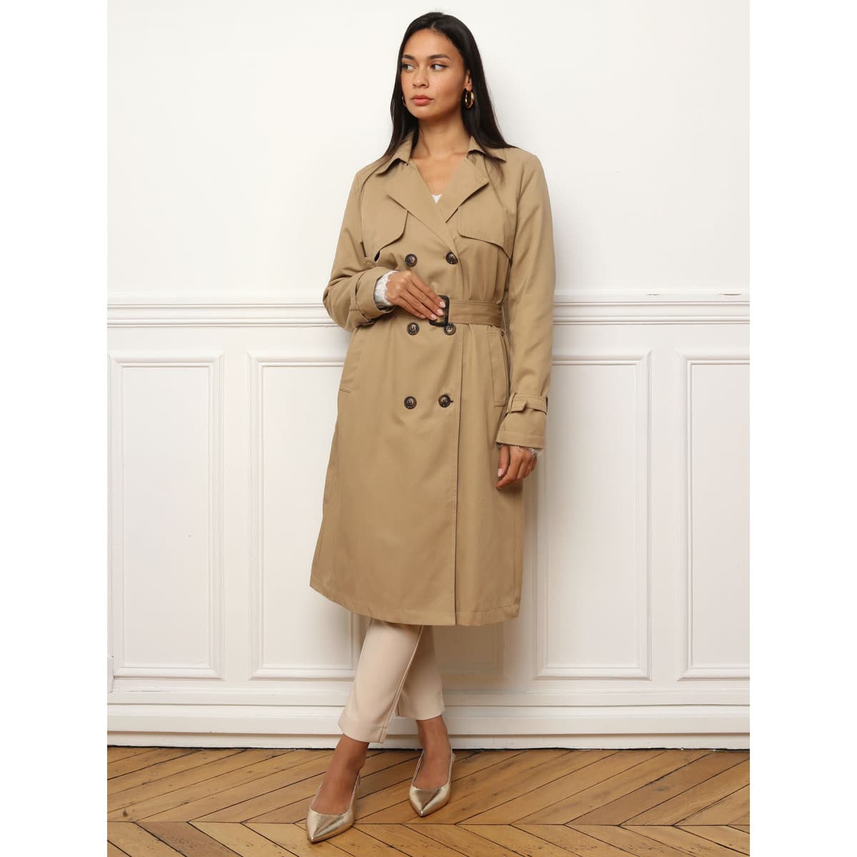 Women's Coats La Modeuse Beige