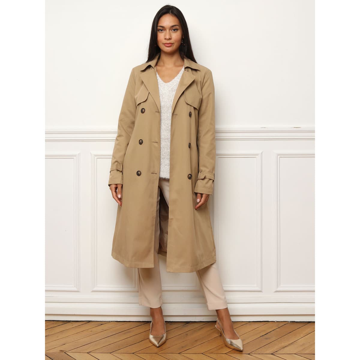 Women's Coats La Modeuse Beige