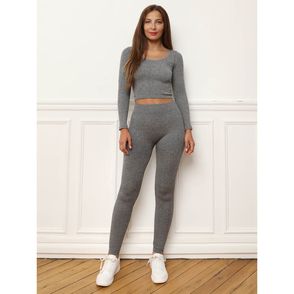 Women's T-Shirts La Modeuse Gray