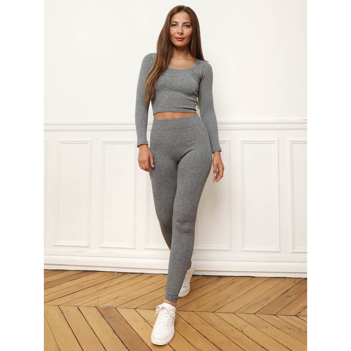 Women's T-Shirts La Modeuse Gray