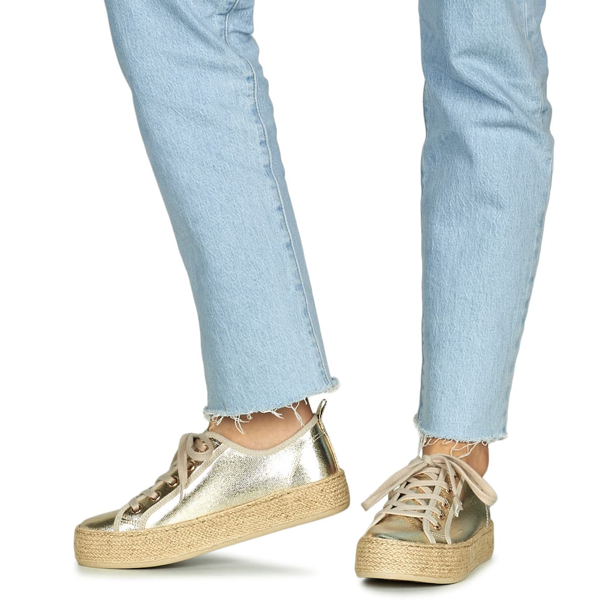 Women's Sneakers Only Gold