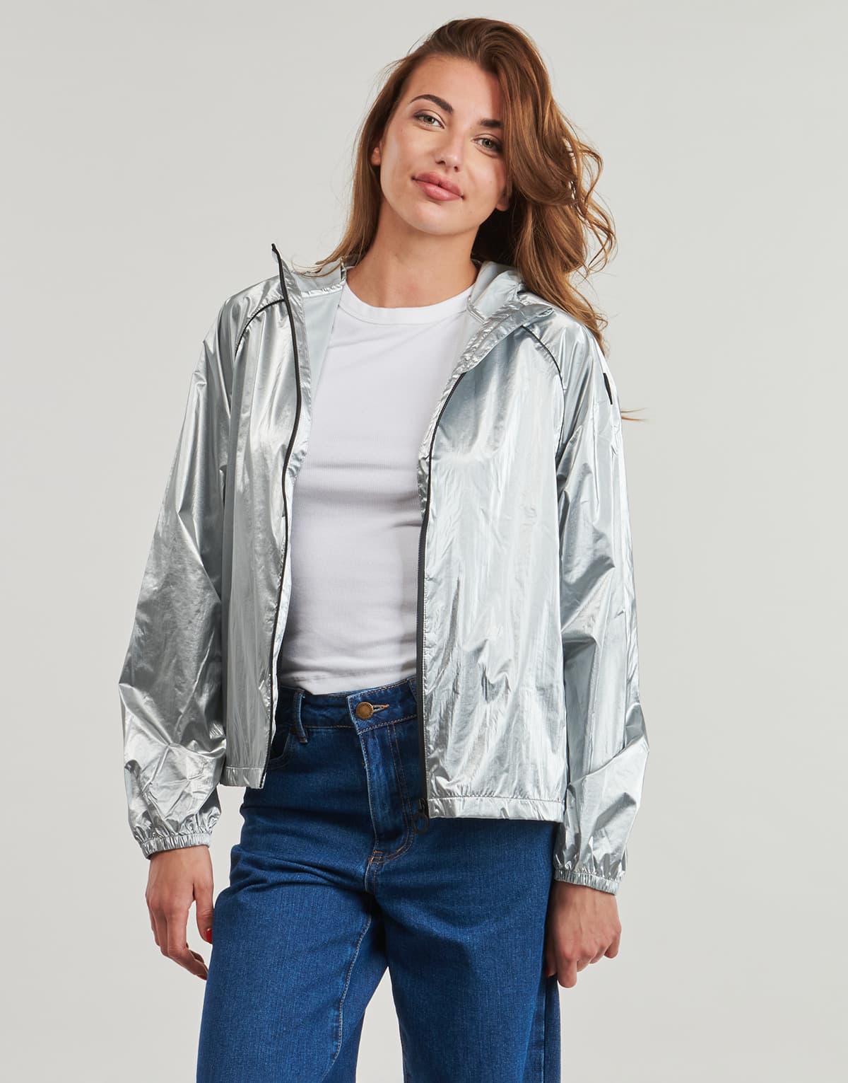 Women's Windbreakers JOTT Silver