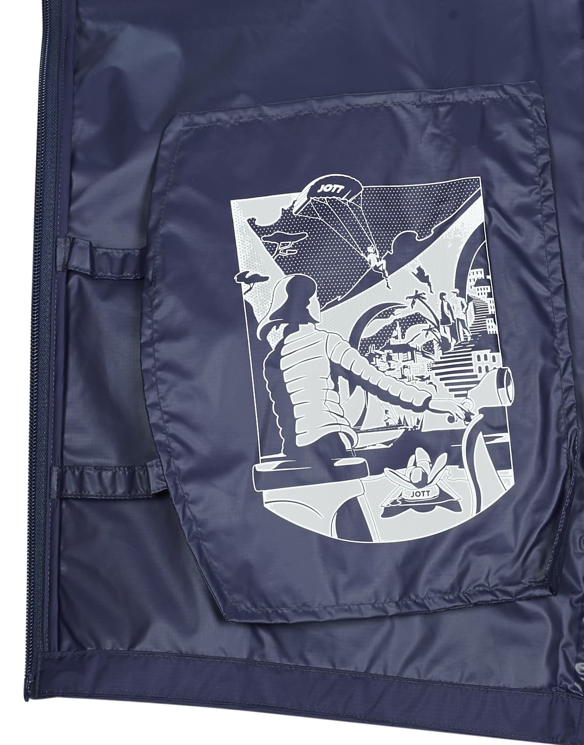 Men's Windbreakers JOTT Blue