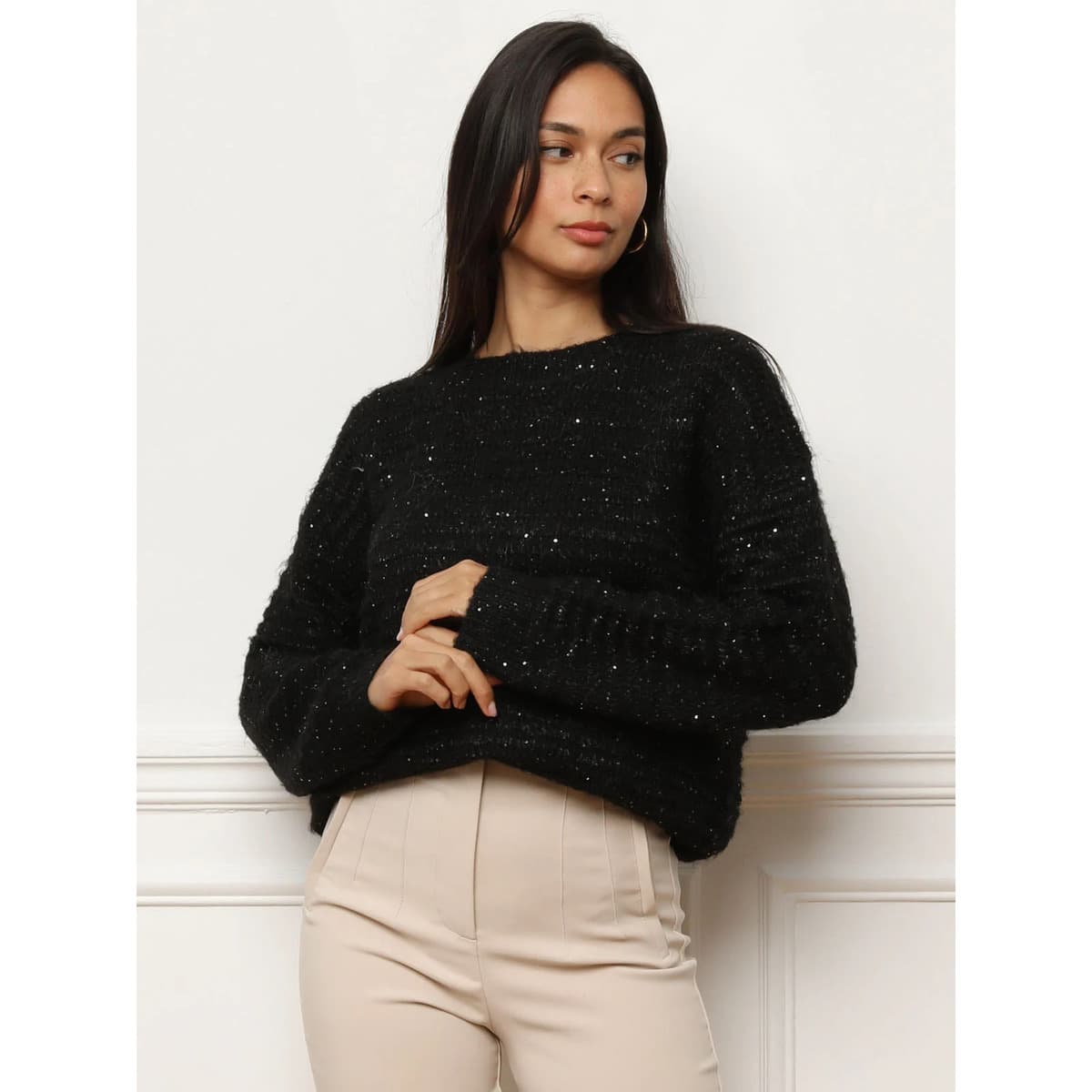 Women's Sweaters La Modeuse Black
