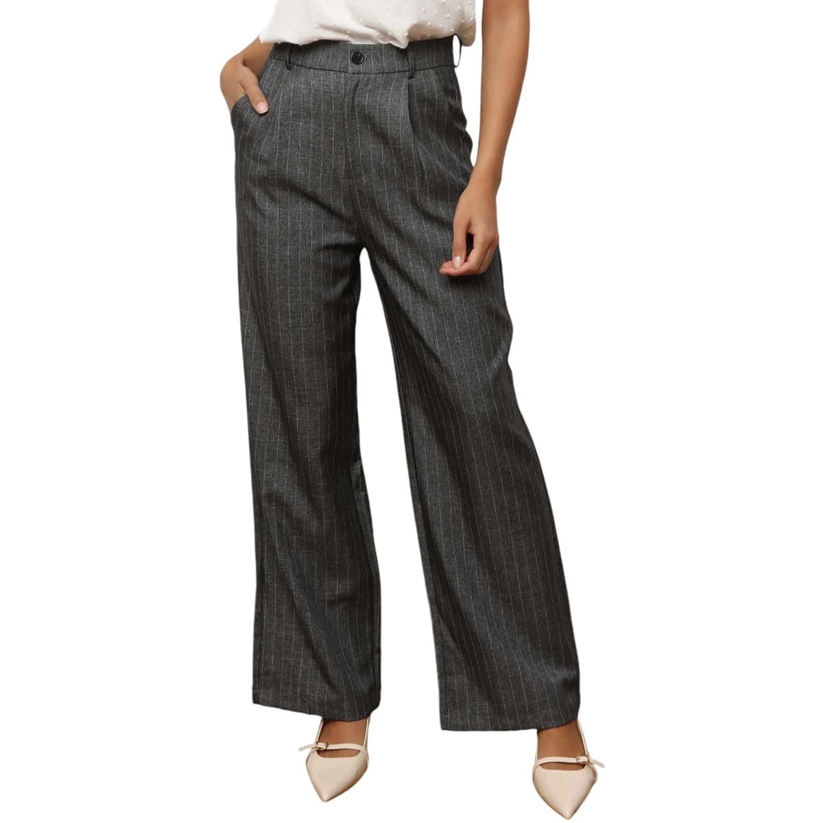 Women's Pants La Modeuse Gray