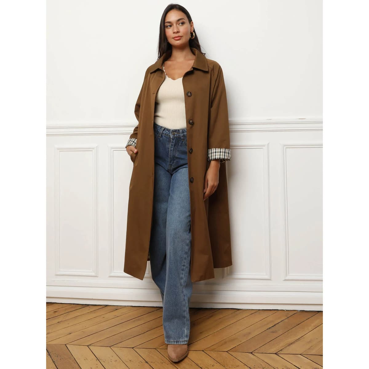 Women's Coats La Modeuse Brown