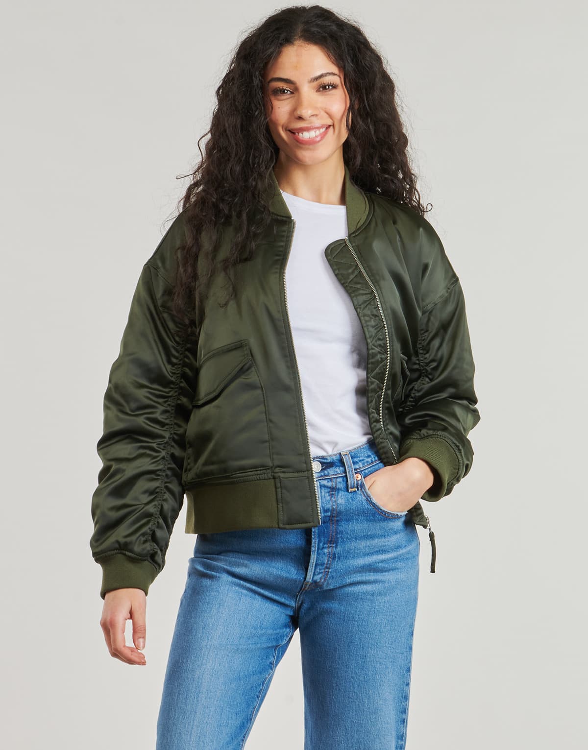 Women's Jackets Levis Khaki