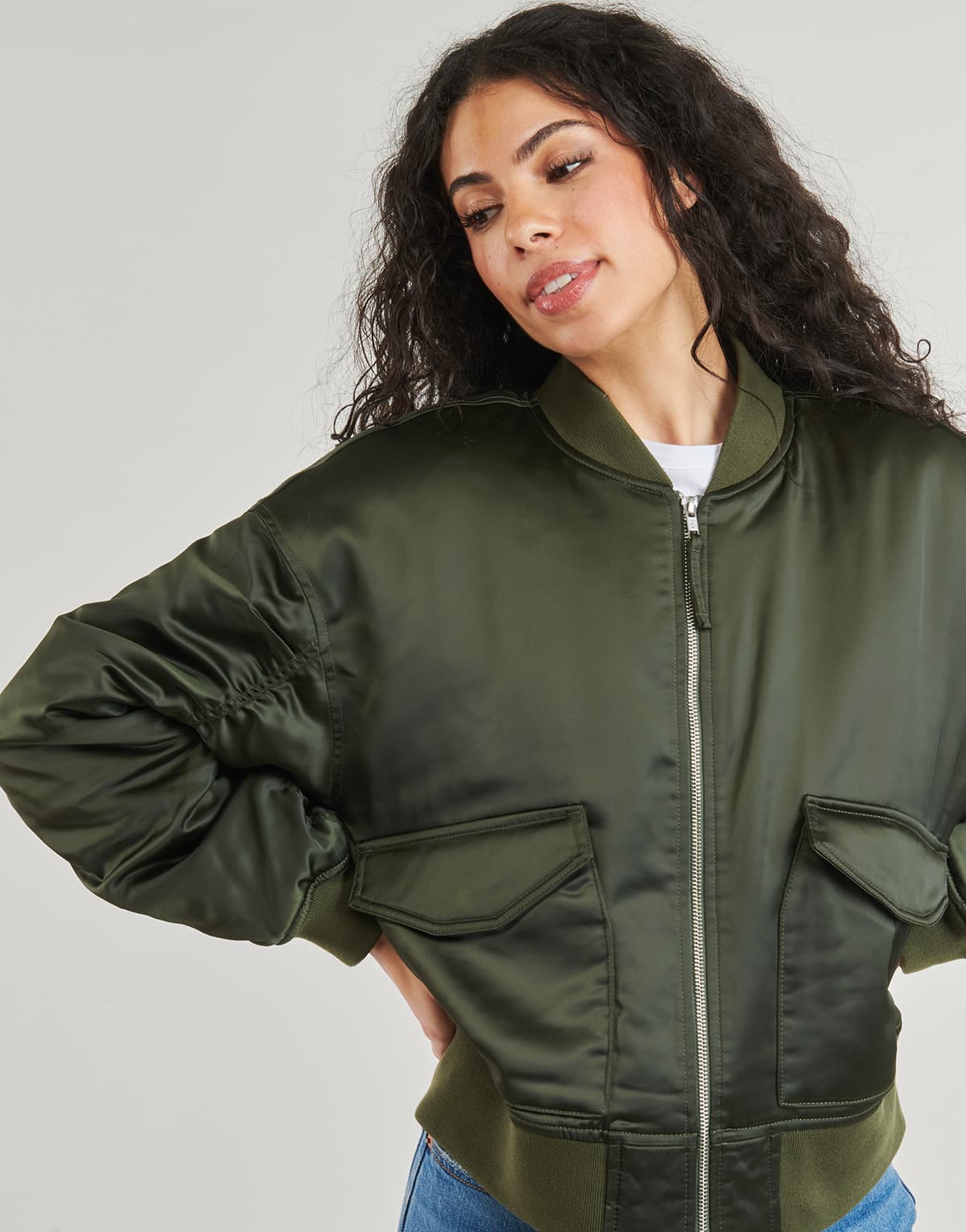 Women's Jackets Levis Khaki