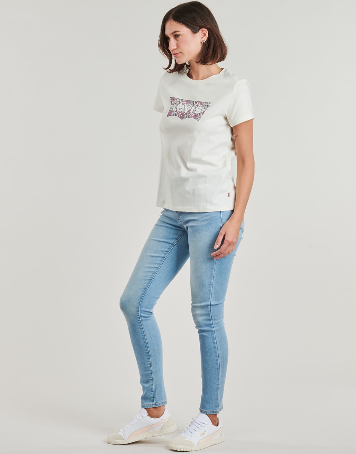 Women's T-Shirts Levis White
