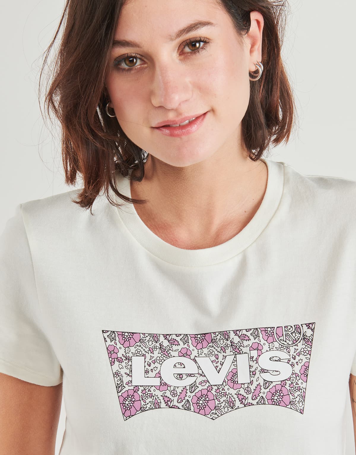 Women's T-Shirts Levis White