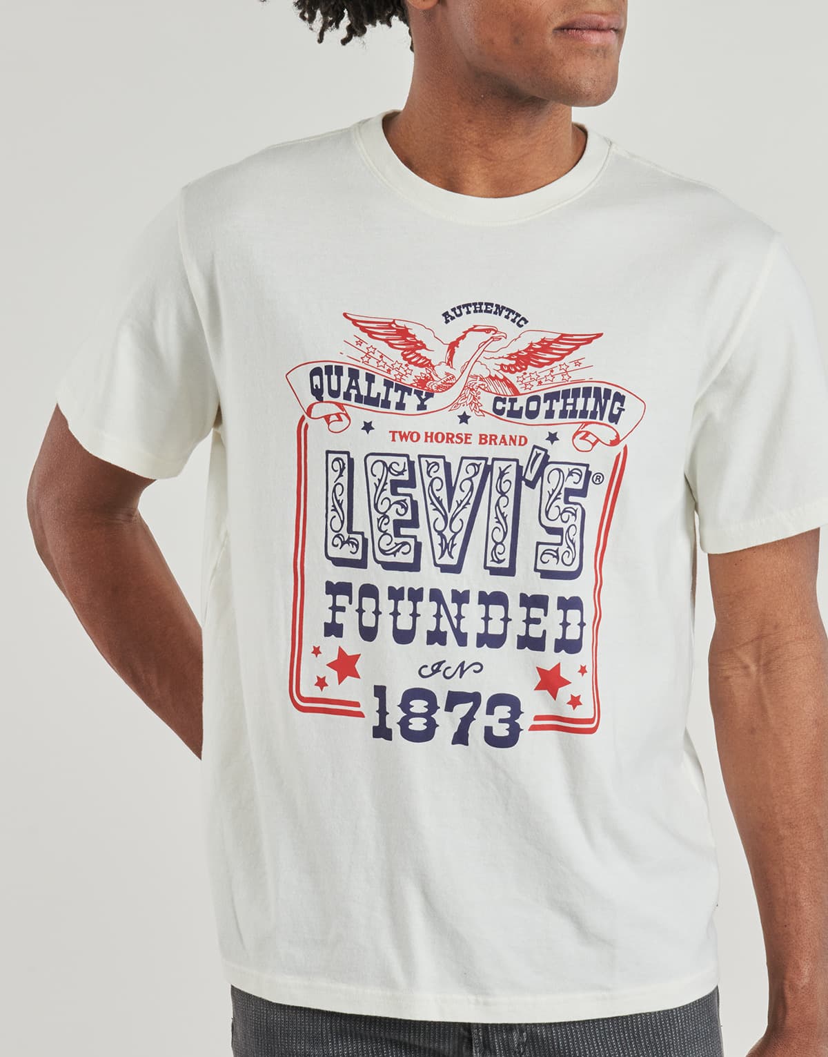 Men's T-Shirts Levis White