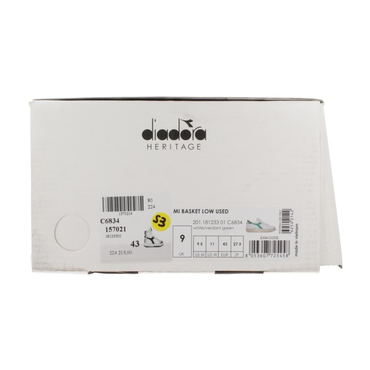 Men's Sports Shoes Diadora White