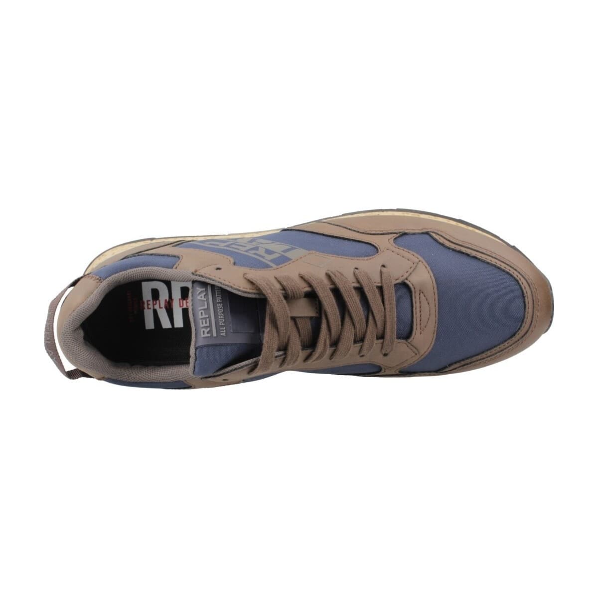 Men's Sneakers Replay Brown