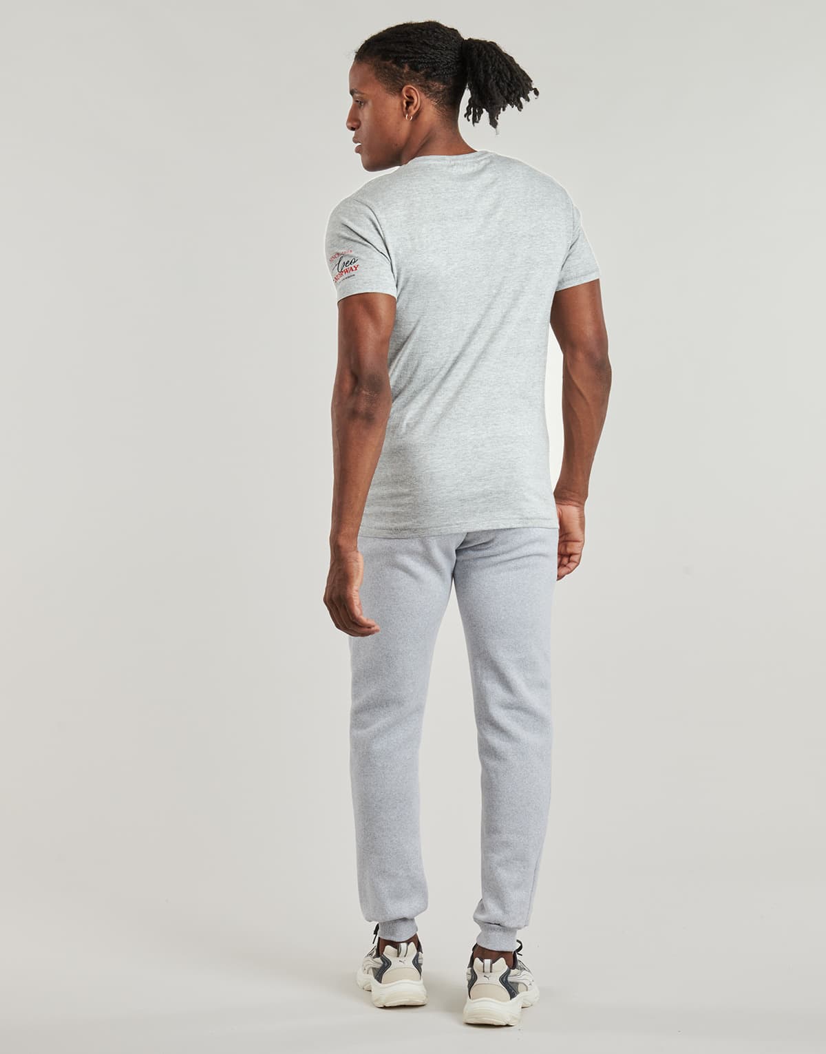 Men's T-Shirts Geographical Norway Gray