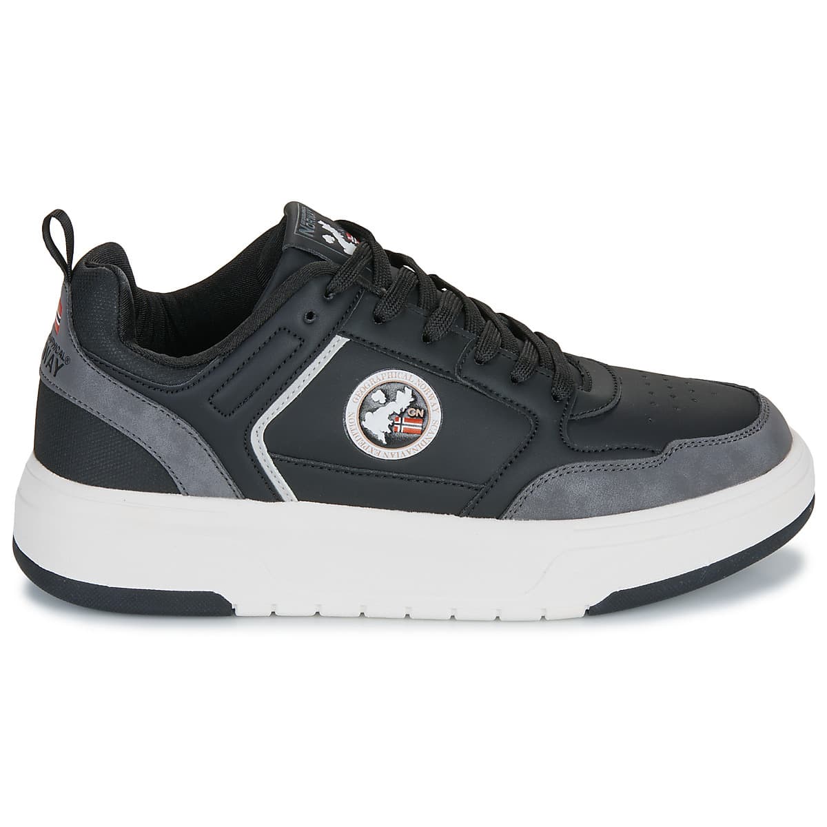 Men's Sneakers Geographical Norway Black
